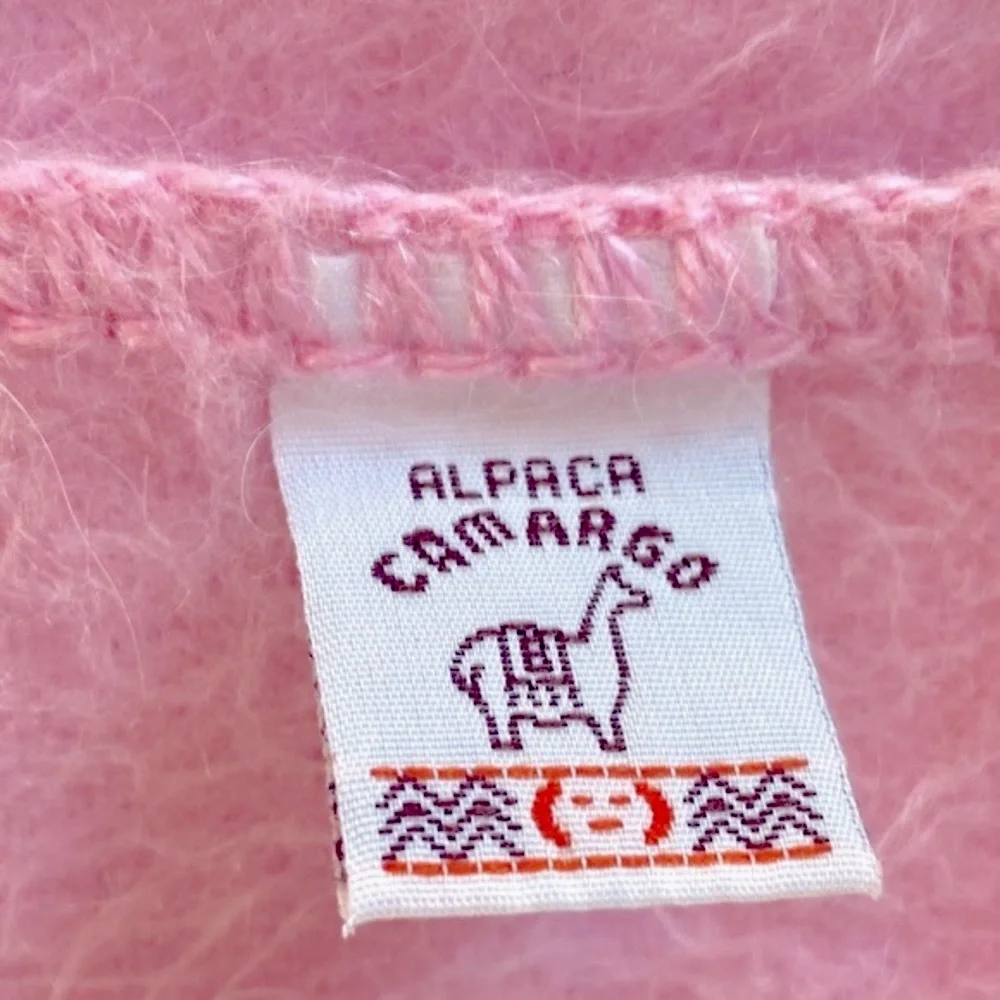 Camargo Peruvian Alpaca Fringe Scarf and Gloves